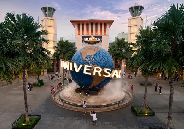 Các điểm du lịch Singapore - Universal Studios Singapore. 
