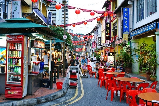 Các điểm du lịch Singapore - Khu China Town giữa lòng " Quốc đảo sư tử".