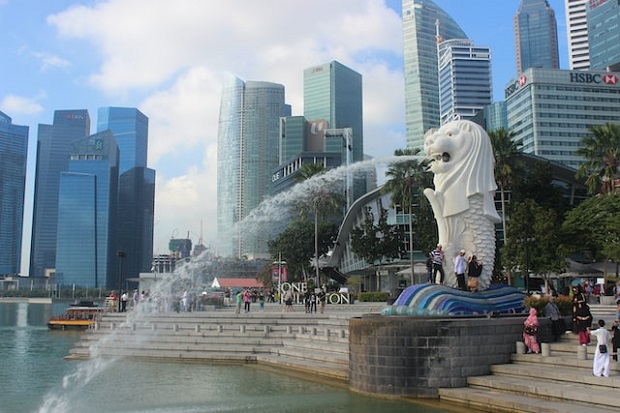 du lịch quanh Singapore - Merlion Park
