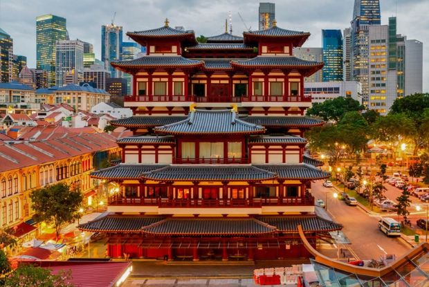 Du lịch Singapore 2023 từ Hà Nội - Chùa Răng Phật