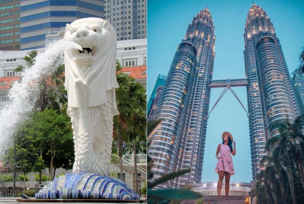 Du lịch Singapore và Malaysia - Vịnh Merlion